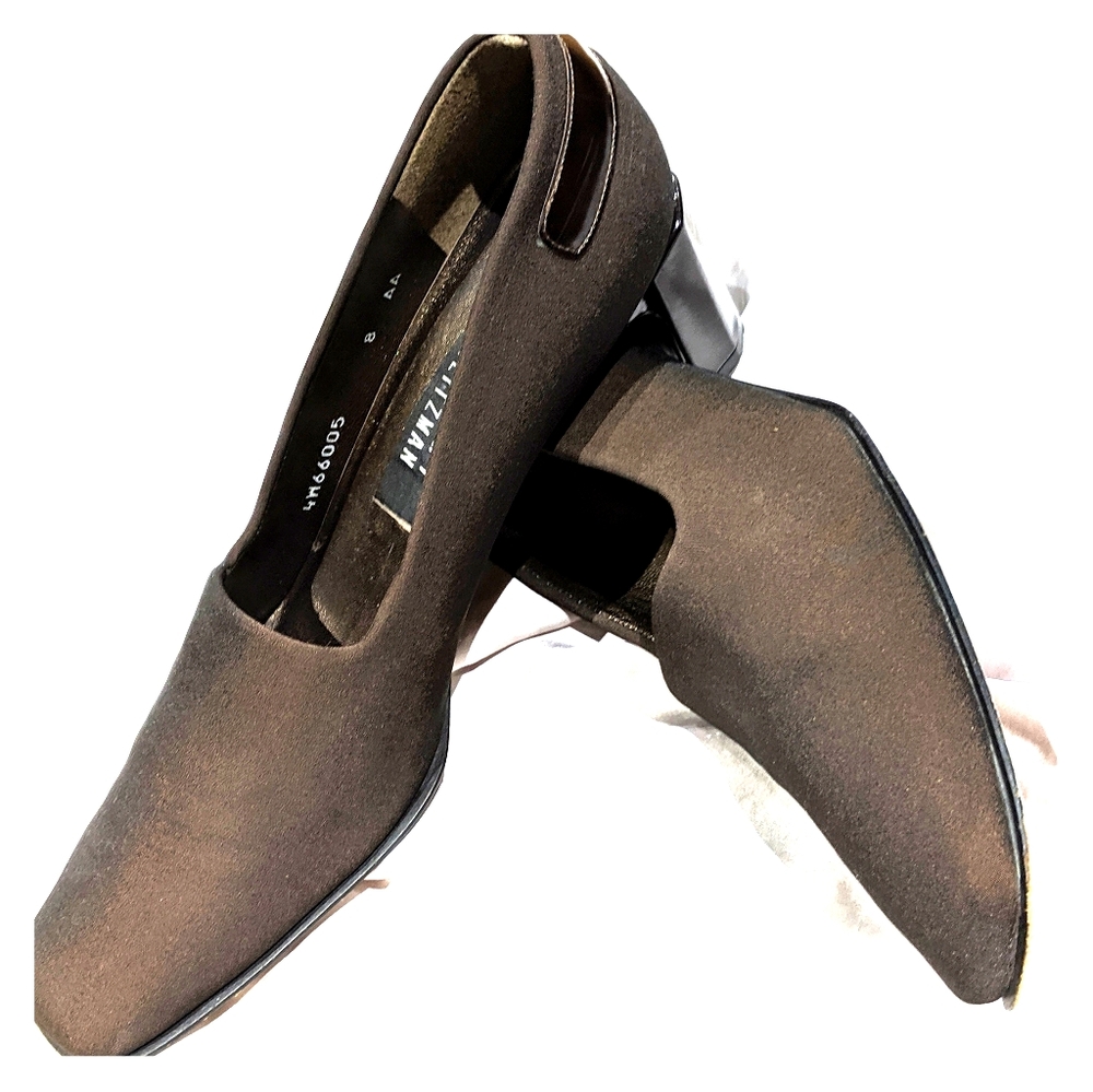 Stuart weitzman size8 square toe mules